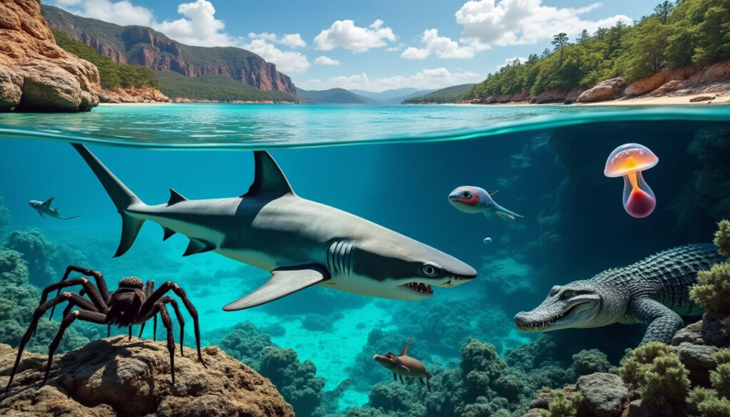 découvrez les animaux les plus dangereux d'australie et explorez leurs habitats fascinants. de la redoutable serpentine aux araignées venimeuses, apprenez à connaître ces créatures impressionnantes et les environnements uniques où elles vivent.